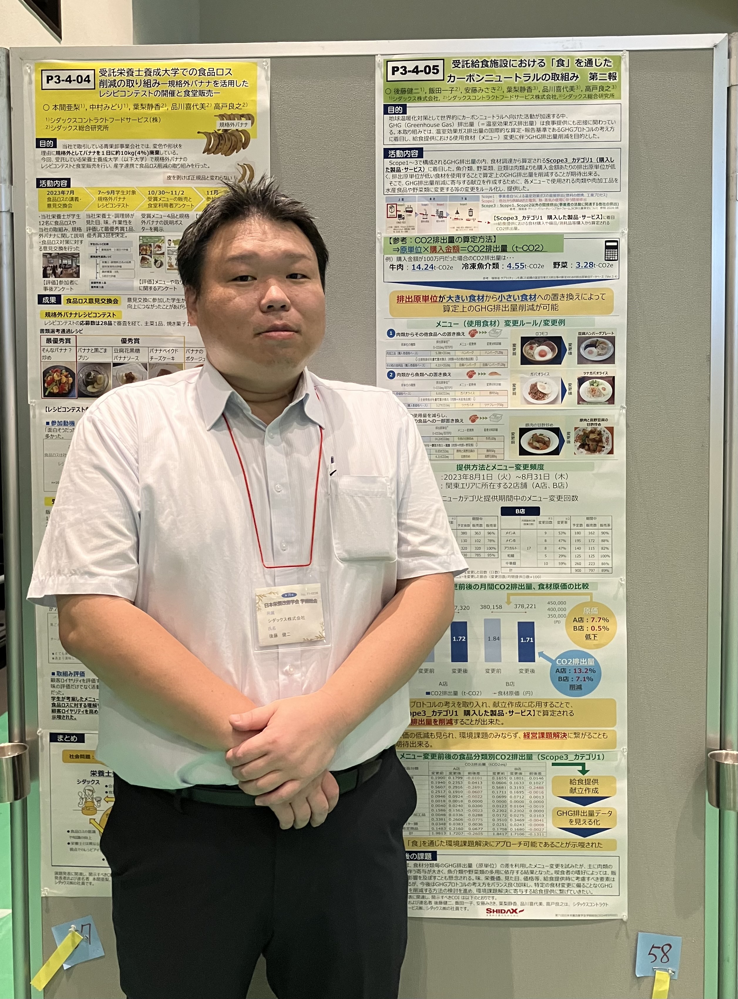 受託給食施設における「食」を通じたカーボンニュートラルの取組み  ～未来を考えるデカボメニューの提供  宮谷瑞穂１、後藤健二2、葉梨　静香3、品川　喜代美3、高戸　良之3  1シダックスコントラクトフードサービス株式会社, 2シダックス株式会社、3シダックス総合研究所