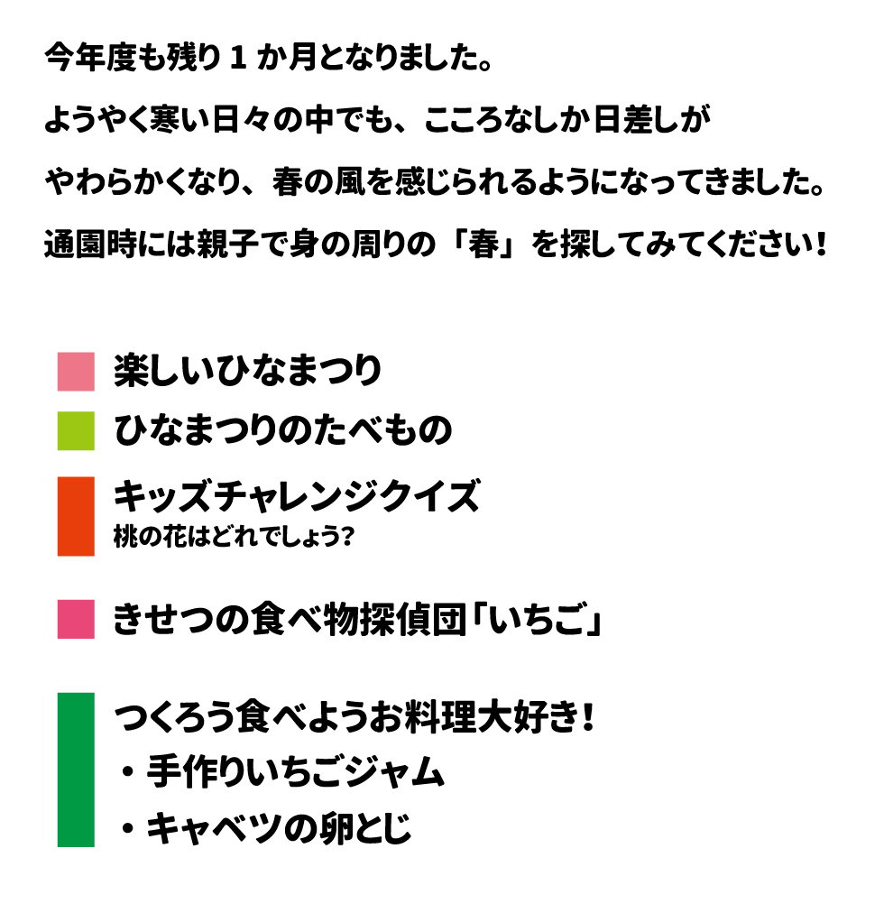 食だより 給食だより2025年3月号