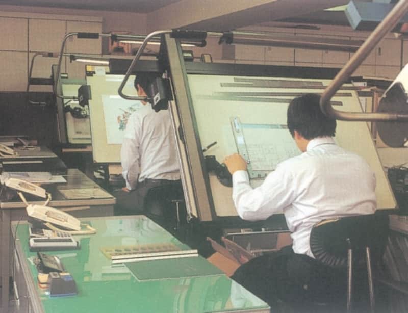 90年代当初、シダックスエンジニアリングの風景