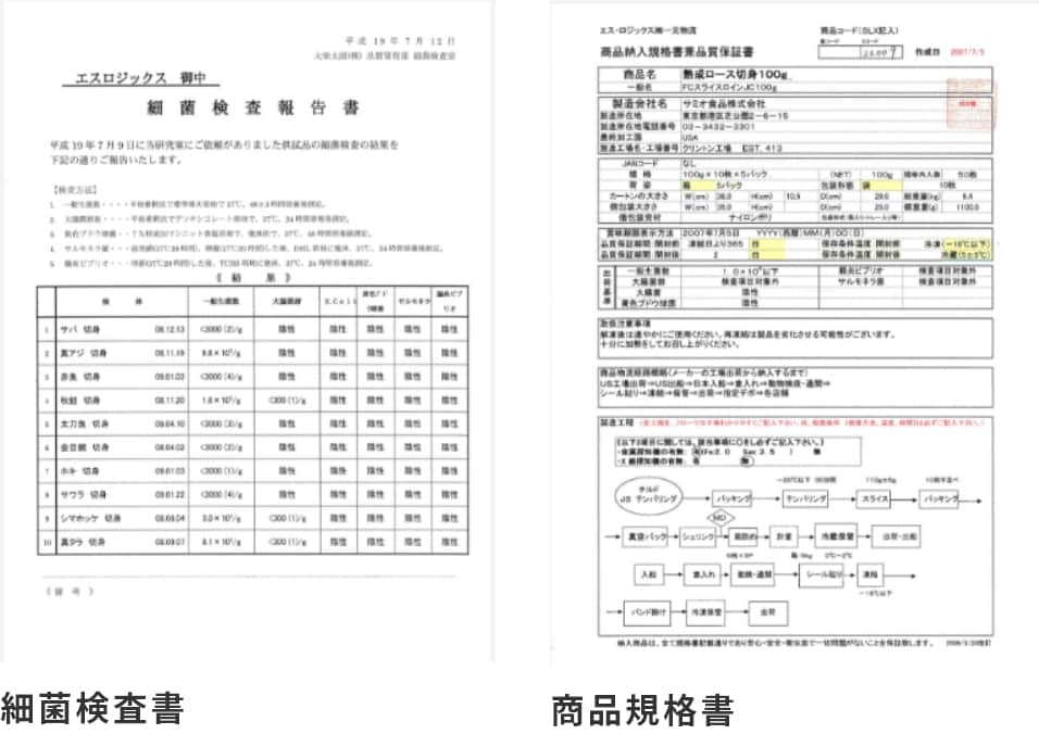 徹底した情報管理で、食のカルテをすべての食材に