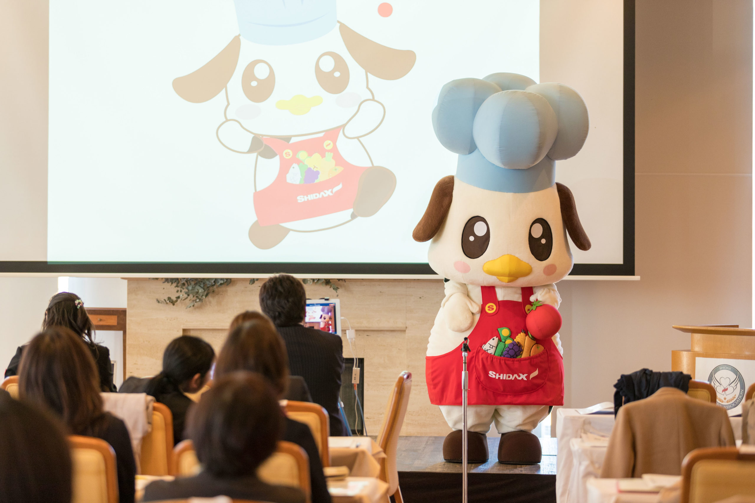 中伊豆ワイナリーヒルズでのイベント登場時のモグちゃん