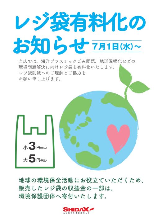シダックスグループの環境保全活動 有料レジ袋の収益金の一部を 日本unep協会 国連環境計画日本協会 に寄付 シダックスグループ