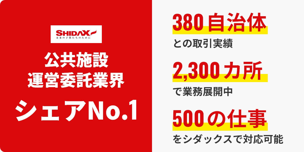 380自治体、約2,300カ所の圧倒的な実績