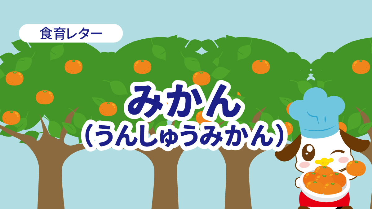 食育レター　みかん