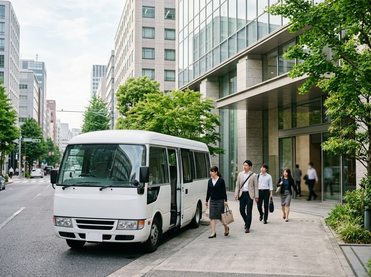 DST車両・オフィス送迎イメージ